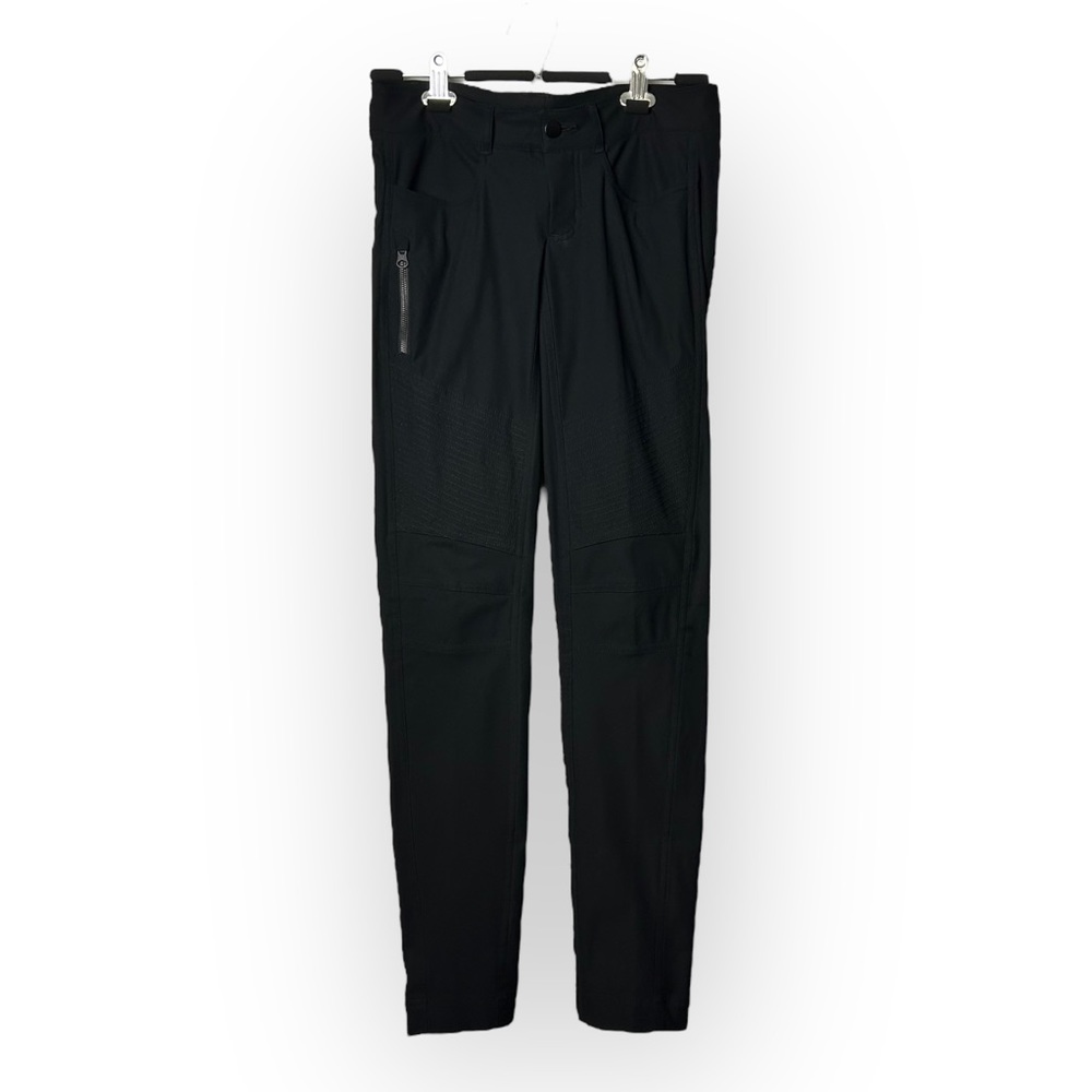 Lululemon Black Reflective Commuter Moto Stitch Everyday Pants